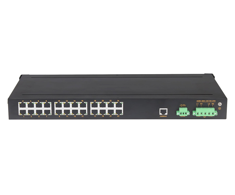 24-Port Managed Layer2 Industrial Ethernet Switches