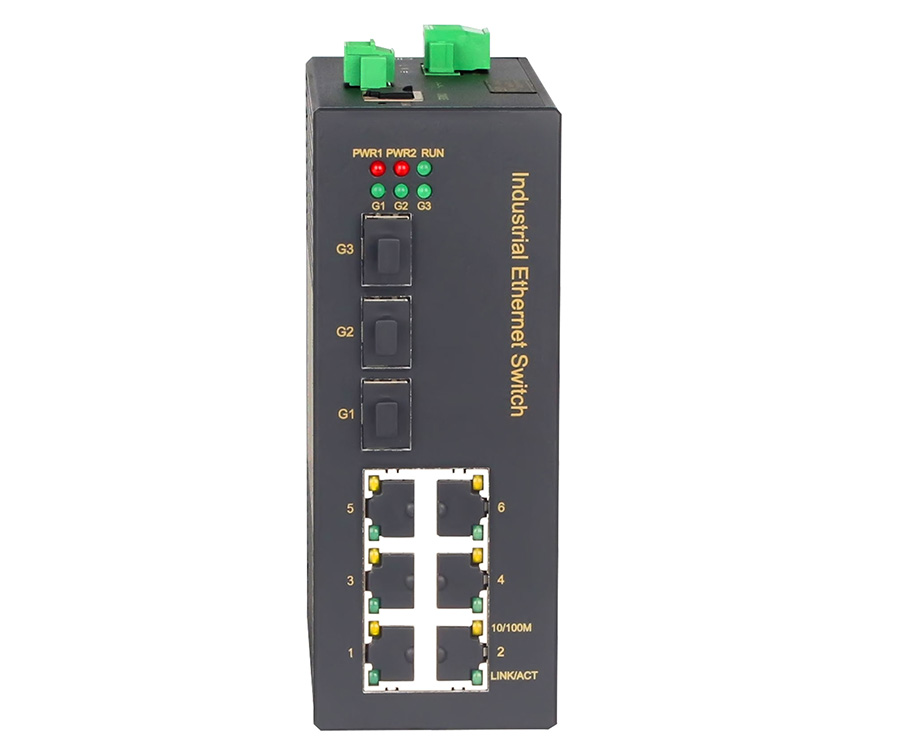 9-Port Gigabit Managed Layer2 Industrial Ethernet Switches