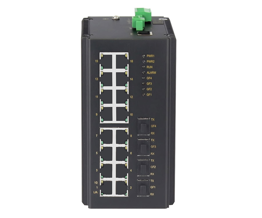 20-Port Gigabit Managed Layer2 Industrial Ethernet Switches