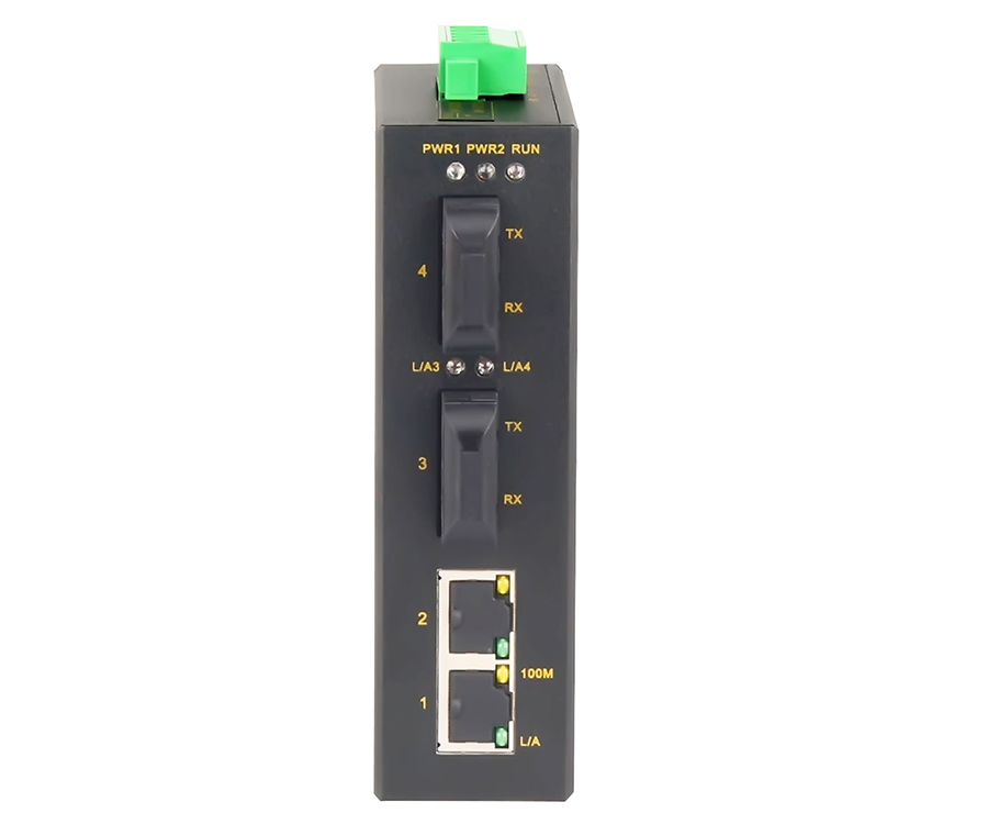 4-Port Unmanaged Layer2 Industrial Ethernet Switch