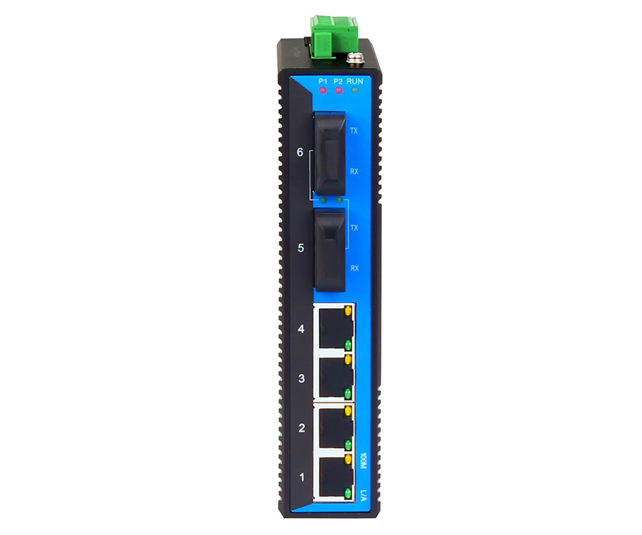 6-Port Unmanaged Layer2 Industrial Ethernet Switch