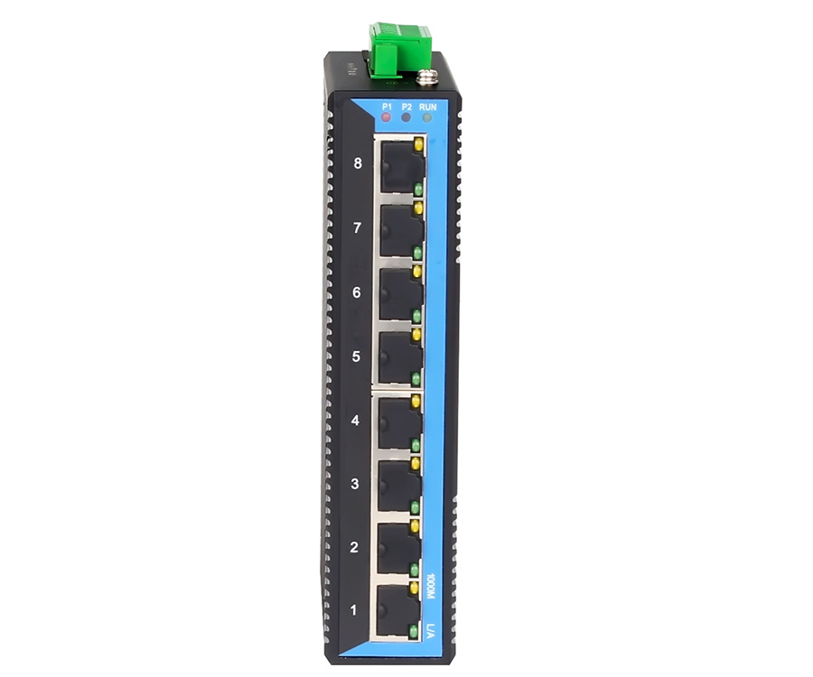 8-Port Gigabit Unmanaged Layer2 Industrial Ethernet Switch