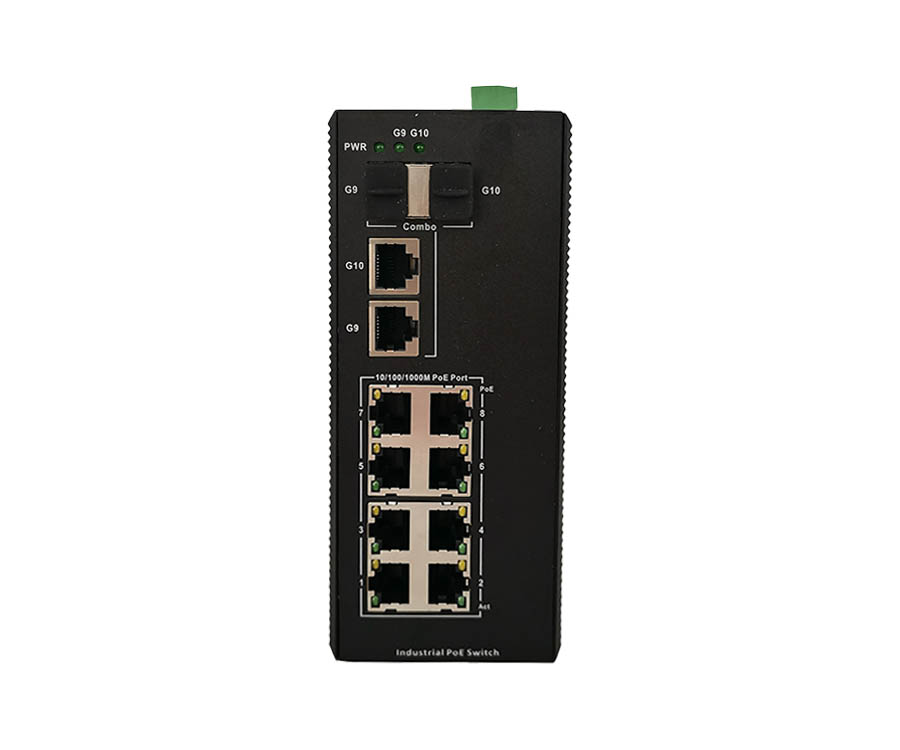 12 port layer2 gigabit unmanaged industrial poe switches