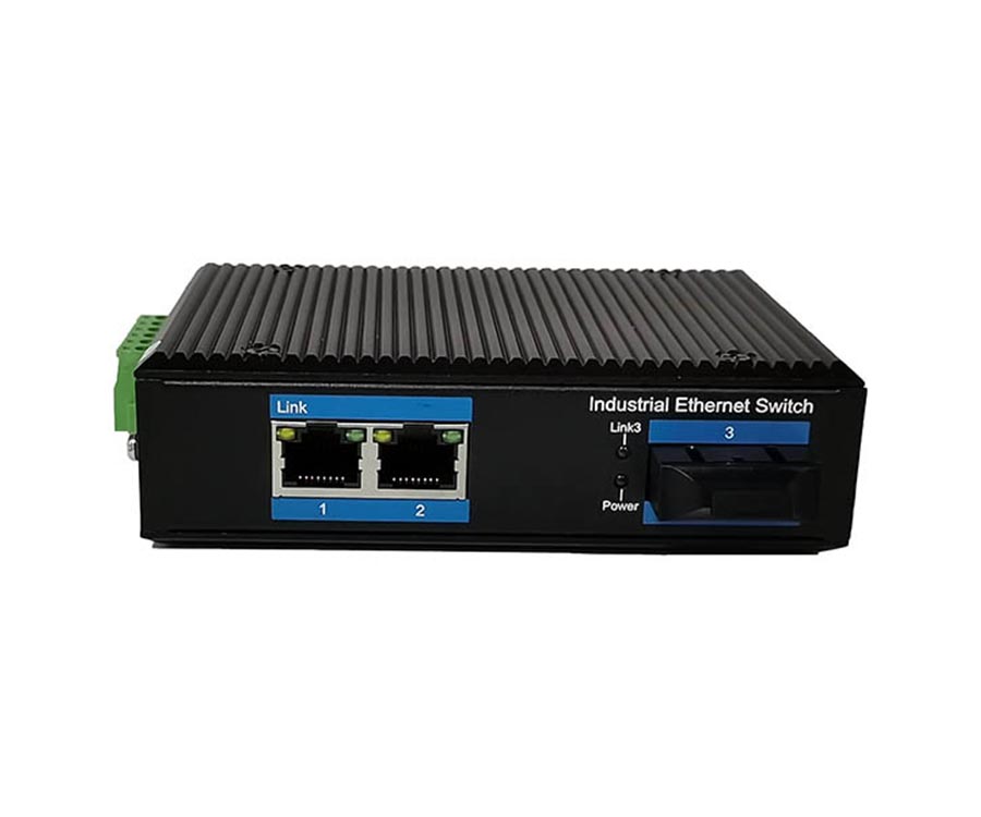 PoE-powered Fiber Media Converter 