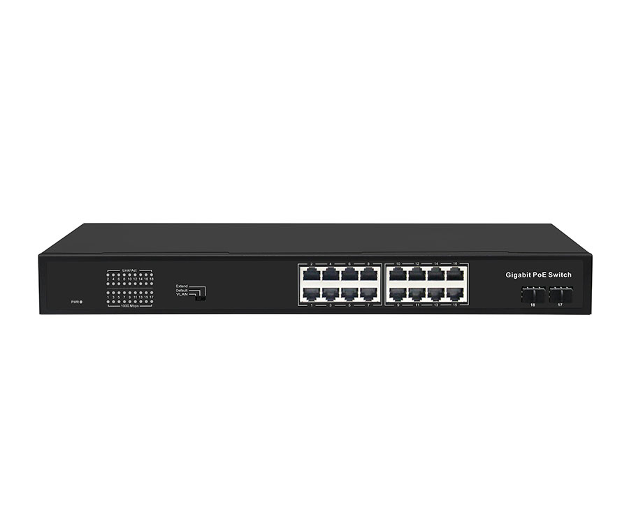 16-port Gigabit Ethernet PoE Switch