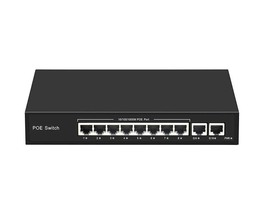 8-port gigabit PoE Switches