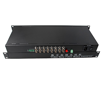 16 Channel Video Over Fiber Converter